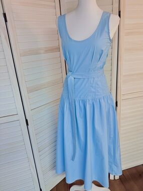 NWOT Banana Republic Poplin Corset Midi Dress Sz 0 Petite BRAND NEW NEVER WORN
